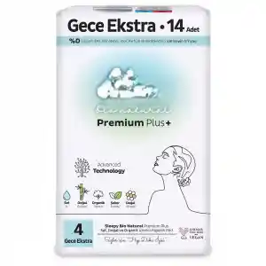 Premium Plus Gece Ekstra Ped 14 Adet