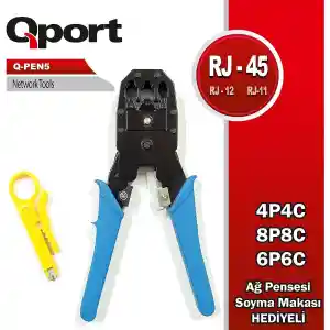 QPORT Q-PEN5 RJ45/RJ11 SIKMA PENSESİ