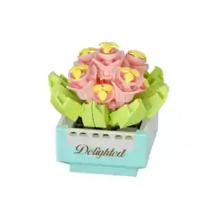 Saksı Çiçekleri Sukulent Serisi 3D Puzzle