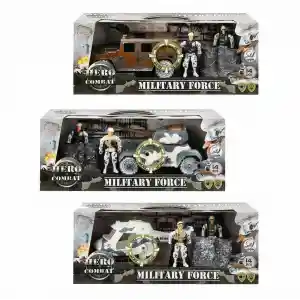 Sesli Ve Işıklı Kar Temalı Askeri Araçlar Oyun Seti