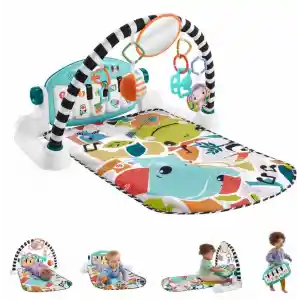 Sesli ve Işıklı Neşeli Hayvanlar Piyanolu Oyun Halısı HWY49