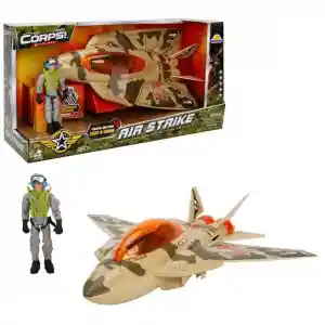 Sesli ve Işıklı The Corps Air Strike Askeri Oyun Seti