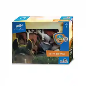 SH-D5804 Vardem Kutulu 10 Parça Çiftlik Hayvanları Seti