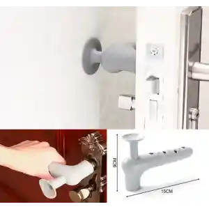 Silikon Duvar Koruyucu Kapı Stoperi GRİ