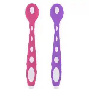 Silikon Mama Kaşığı 563 Pembe Mor