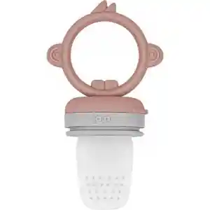 Silikon Püre Meyve Sebze Emziği Woody Brown / Powder Grey