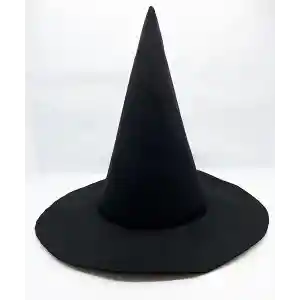 Siyah Renk Keçe Cadı Şapkası 35x38 cm