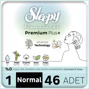 NessiWorld Bio Natural Premium Plus Mega Normal Ped 46 Adet