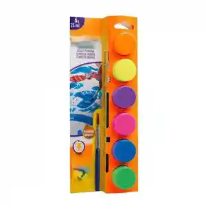 Suluboya Fosforlu Yıkanabilir Fırçalı