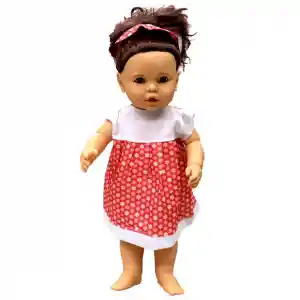 NessiWorld Lila Sesli Saçlı Et Bebek