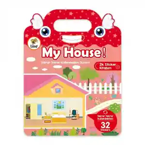 Tekrar Kullanılabilen İlk Sticker Kitabım My House