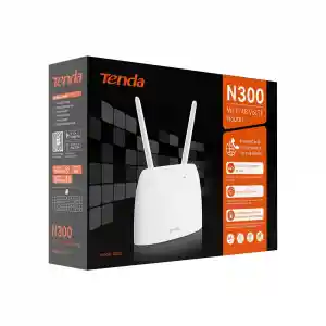 TENDA 4G06 300MBPS 2PORT 2 ANTEN 4G LTE INDOOR SIM KART GİRİŞLİ ROUTER
