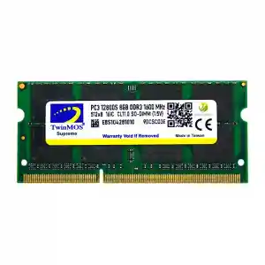 TWINMOS 8GB 1600MHz DDR3 1.5v MDD38GB1600N NOTEBOOK RAM