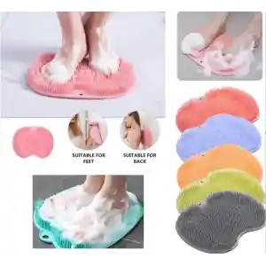 Vantuzlu Banyo Sırt Fırçası ve Masaj Matı