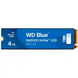 WD BLUE SN5000 4TB 5500/5000MB/s PCIe 4.0 NVME SSD WDS400T4B0E