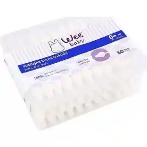 NessiWorld Yumuşak Kulak Temizleme Çubuğu Emniyetli (60Adet) 894