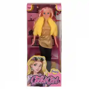 WG-66771  Parlak Drape Elbiseli Bebek 29 cm -Vardem