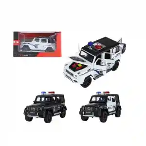 XHD-C2433 KUT 1:24 IŞIKLI SESLİ MODEL METAL POLİS JEEP(Belirtilen fiyat, tekli satış için adet fiyatıdır.)