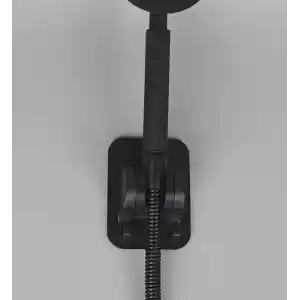 Yapışkanlı Duş Başlığı Tutucu Ayarlı Askılı Siyah