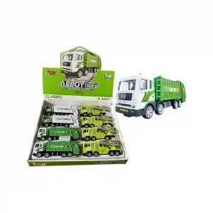 YH-711-57A SÜRTMELİ METAL 1:50 ÇÖP KAMYONU