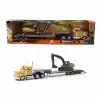 1:43 Long Haul Kenworth Taşıyıcı Tır ve Ekskavatör