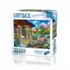 20053 Colorful House Near The Lake  500 Parça Puzzle -KS Puzzle