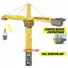 203729023 RC Titan Crane 2 4 GHz left right up down 360°rotatable trolley