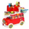 2in1 Sesli ve Işıklı Süpermarket Otobüsü Oyun Seti 28 Parça