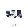 3Lü Penye Cute Stars Soket Çorap BS10115 Lacivert