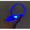 3 Modlu Pilli LED Işıklı Esnek Parti Bilekliği Mavi
