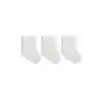 3lü Penye Soket Çorap 10132 Ekru