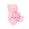 4763 Peluş Ayı Prens ve Prenses Kalpli Ayı 45 cm