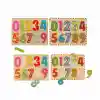 5215 -Wooden Puzzle Numbers 10 Parça