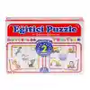 7196 Çark Puzzle Hayvanlar Taşıtlar 60 Parça