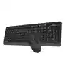 A4 TECH FG1010 KABLOSUZ STANDART GRİ Q KLAVYE MOUSE