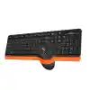 A4 TECH FG1010 KABLOSUZ STANDART TURUNCU Q KLAVYE MOUSE