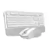 A4 TECH FG2500S PLUS KABLOSUZ MULTİMEDYA BEYAZ/GRİ 2.4 GHz /3200 DPI Q KLAVYE+MOUSE