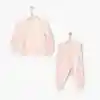 AC25557 Side Snap Set 2Li Zıbın Takım Dark Pink