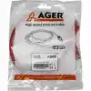 AGER AC-602-005 50CM UTP CAT6 PATCH KABLO KIRMIZI Cu, LSZH AWG 26/7
