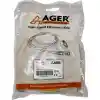 AGER AC-602-030 3 MT UTP CAT6 PATCH KABLO SARI Cu, LSZH AWG 26/7