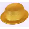 Altın Renk Yuvarlak Simli Plastik Parti Şapkası