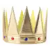 Altın Renk Eva Yumuşak Kral Kraliyet Tacı Yetişkin Çocuk Uyumlu 55cm