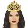 Altın Renk Plastik Prenses Tacı Kraliçe Tacı 60cm