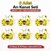 Arı Kostüm Seti – Kanat Taç Asa