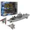 ASKER OYUN SET JET/UÇAK GEMİSİ 4PRÇ