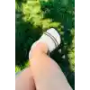 NessiWorld 2Li Penye Babet Silikon Çemberli Çorap 30102 Hardal Beyaz