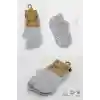 NessiWorld 2Li Sneakers Kaymaz Basic Penye Çorap BS20103 Gri Beyaz