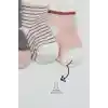 NessiWorld 3Lü Penye Kız Soket Çorap BS10112 Gri