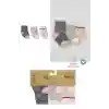 NessiWorld 3Lü Penye Kız Soket Çorap BS10112 Gri