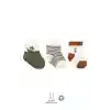 3Lü Penye Soket Çorap 10109 Nil